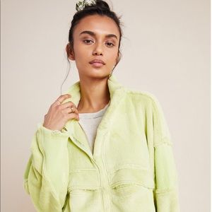 Free People NWT Seeing Stars Fleece Jacket SZ XS